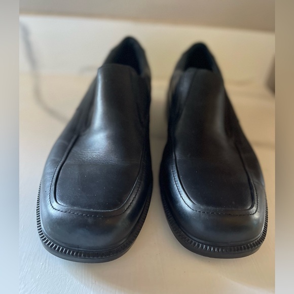 Hush Puppies Men\'s Supple  Black Leather Slip-On Loafer Shoes Size 15 M